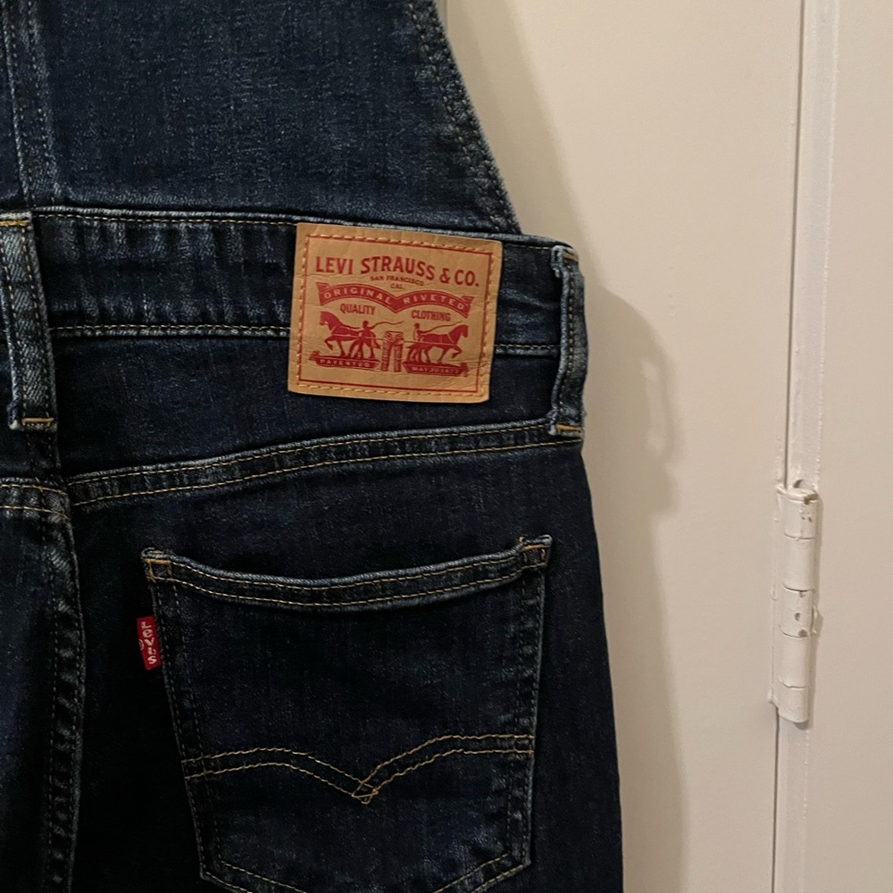 Levi’s Dark Overalls Size 28 - Picture 4 of 5